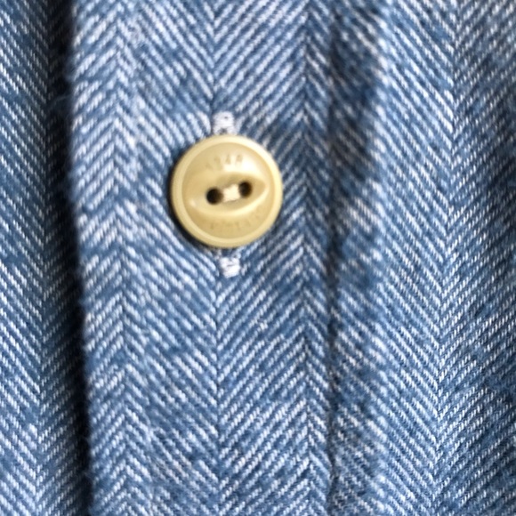 Original Weatherproof Vintage Flannel Large Blue - Picture 3 of 8